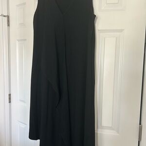 Lafayette 148 New York Black Asymmetrical Dress